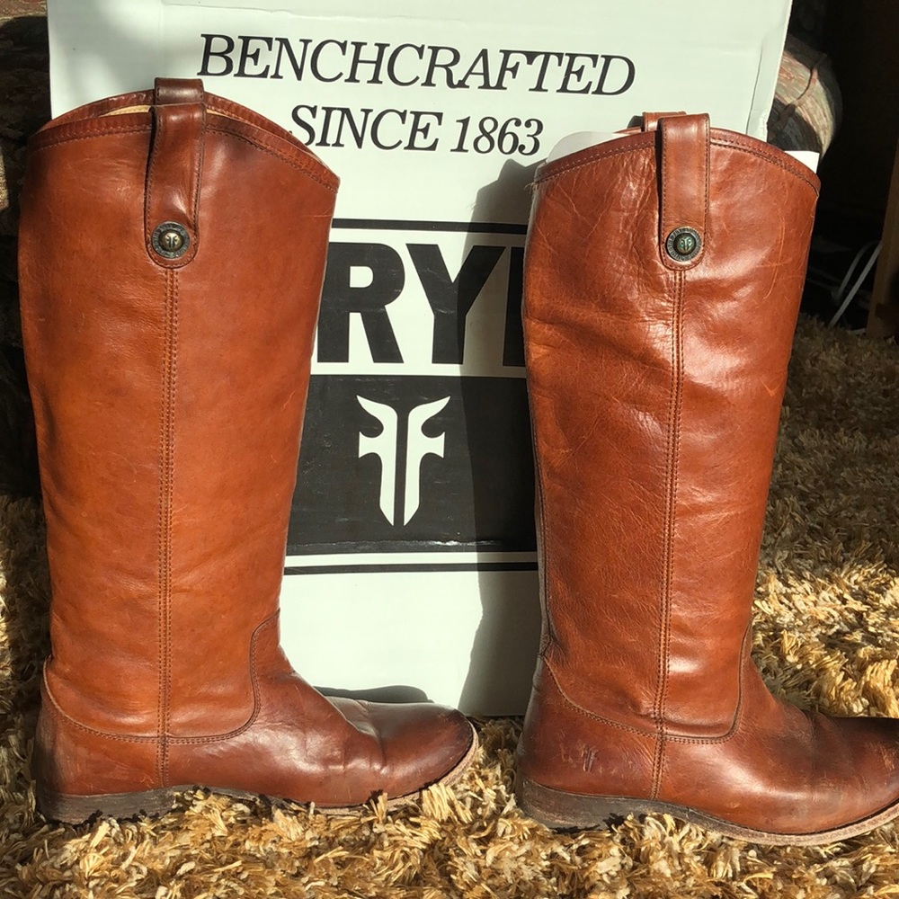 Gorgeous Melissa Button Frye Boots